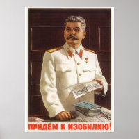 Joseph Stalin sowjetisches Propagandaposter