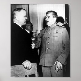Joseph Stalin und Molotov - Zweiter Weltkrieg - 19 Poster