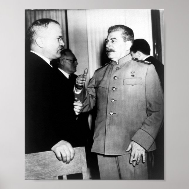 Joseph Stalin und Molotov - Zweiter Weltkrieg - 19 Poster (Vorne)