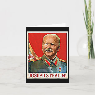 Joseph Stealin Anti Joe Biden Meme Parody Politica Karte