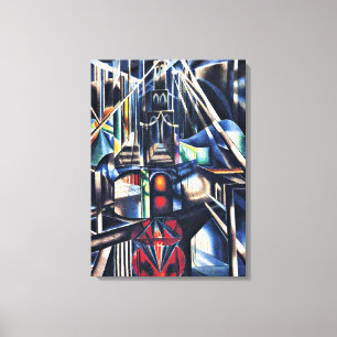 Joseph Stella - Alte Brooklyn Bridge Leinwanddruck