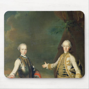 Joseph und Leopold, Söhne von Francis I und Maria Mousepad