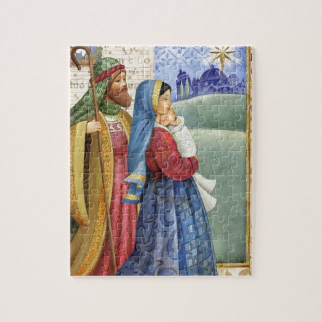 Joseph und Mary mit Jesus (Vertikal)