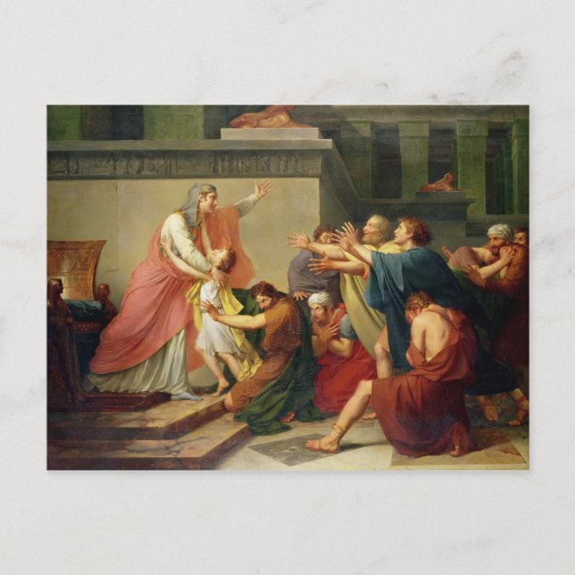 Joseph von seinen Brüdern anerkannt Postkarte (Vorderseite)