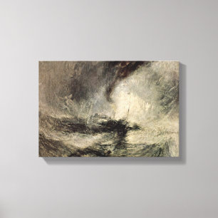 Joseph William Turner - Schneesturm des Hafens Leinwanddruck