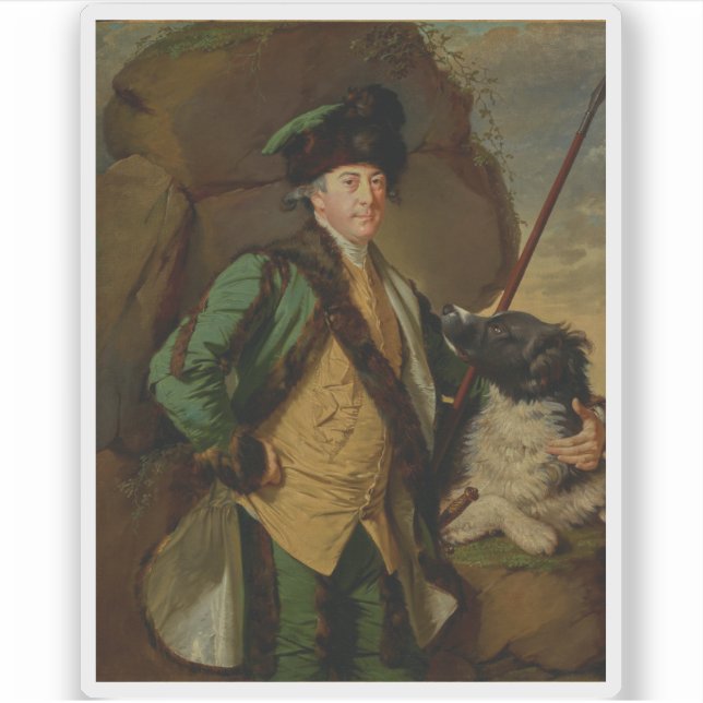 Joseph Wright von Derby: John Whetham von Kirkling Aufkleber (Vorderseite)