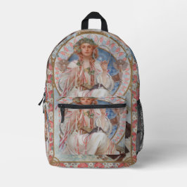 Josephine Crane Bradley als Lavia von Alphonse Muc Bedruckter Rucksack