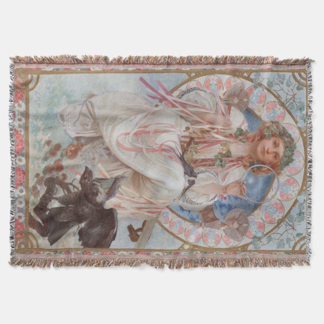 Josephine Crane Bradley als Lavia von Alphonse Muc Decke (Vorderseite)