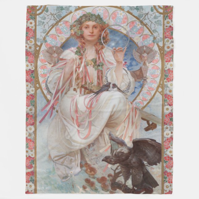 Josephine Crane Bradley als Lavia von Alphonse Muc Fleecedecke (Vorderseite)