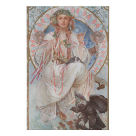 Josephine Crane Bradley als Lavia von Alphonse Muc Künstlicher Leinwanddruck