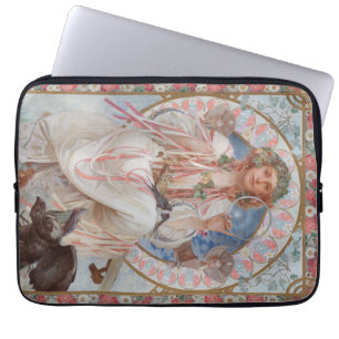Josephine Crane Bradley als Lavia von Alphonse Muc Laptopschutzhülle