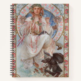 Josephine Crane Bradley als Lavia von Alphonse Muc Notizbuch