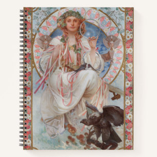 Josephine Crane Bradley als Lavia von Alphonse Muc Notizbuch