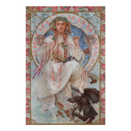Josephine Crane Bradley als Lavia von Alphonse Muc Poster