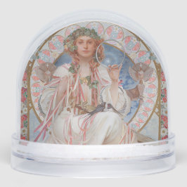 Josephine Crane Bradley as Lavia by Alphonse Mucha Schneekugeln