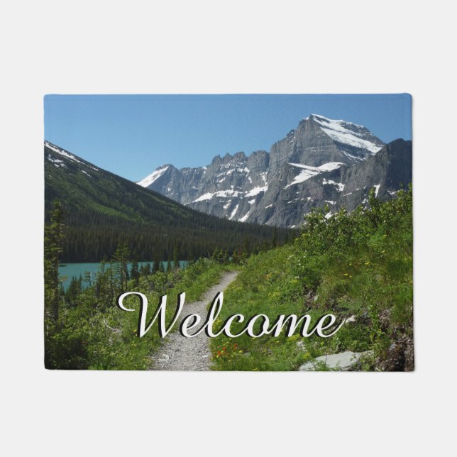 Josephine Lake Trail mit Monte Guild am Gletscher Fußmatte (Vorderseite)