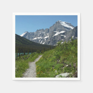 Josephine Lake Trail mit Monte Guild am Gletscher Serviette