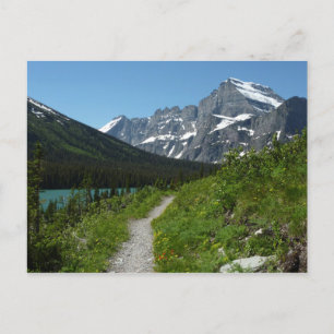 Josephine Lake Trail mit Mount Guild am Glacier Postkarte