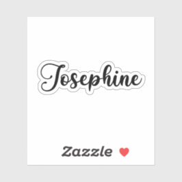 Josephine Name - Handgeschriebene Kalligrafie Aufkleber