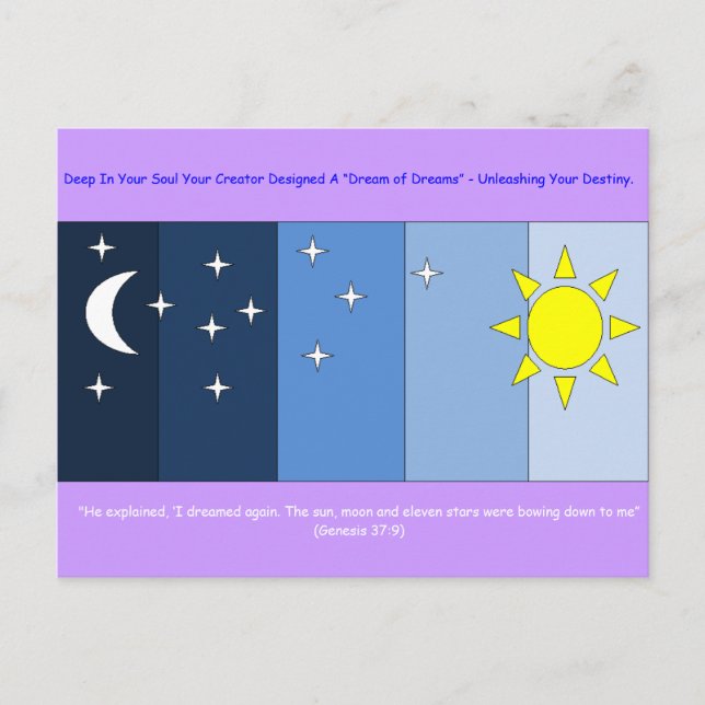 Joseph's Dream Postkarte (Vorderseite)