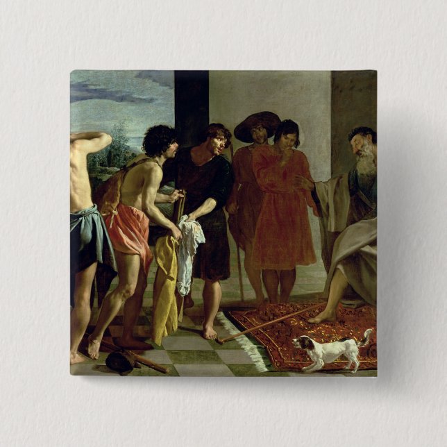 Josephs Mantel, 1630 Button (Vorderseite)