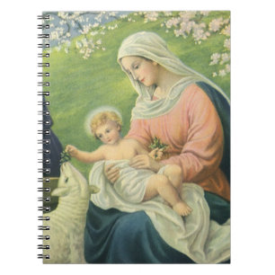 Joseph's Workshop mit Mary und Baby Jesus Notizblock