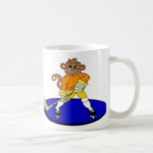 Josh der Eis-Hockey-Affe Kaffeetasse