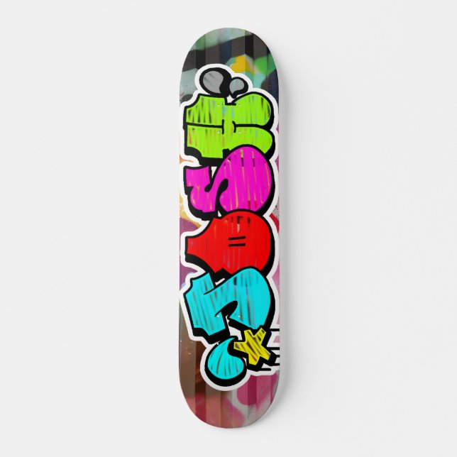 Josh Graffiti Custom Personalisiert Cool Skateboar Skateboard (Vorne)