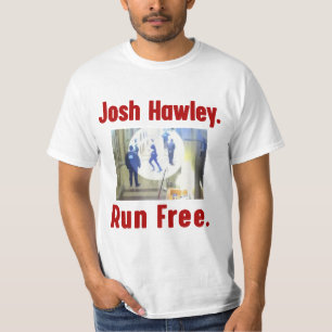 Josh hawley läuft kostenloses Retro T-Shirt