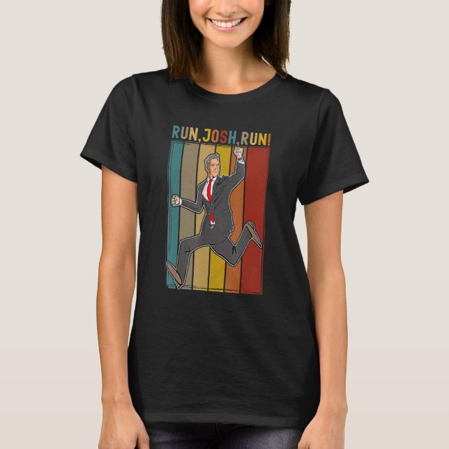 Josh Hawley Run Free Josh Hawley Running 4 T-Shirt (Vorderseite)