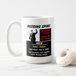 Josh Hawley Vermisst Spine Kaffeetasse