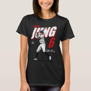 Josh Jung Texas Baseball Spieler MLBJOJ3001 T-Shirt