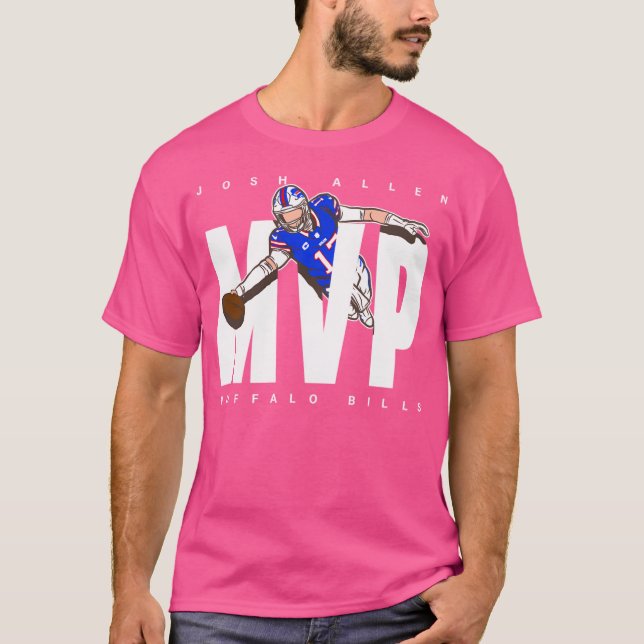 Josh Mvp Allen Cartoon T-Shirt (Vorderseite)