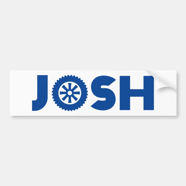 Josh Petrol Head Autoaufkleber (Vorne)