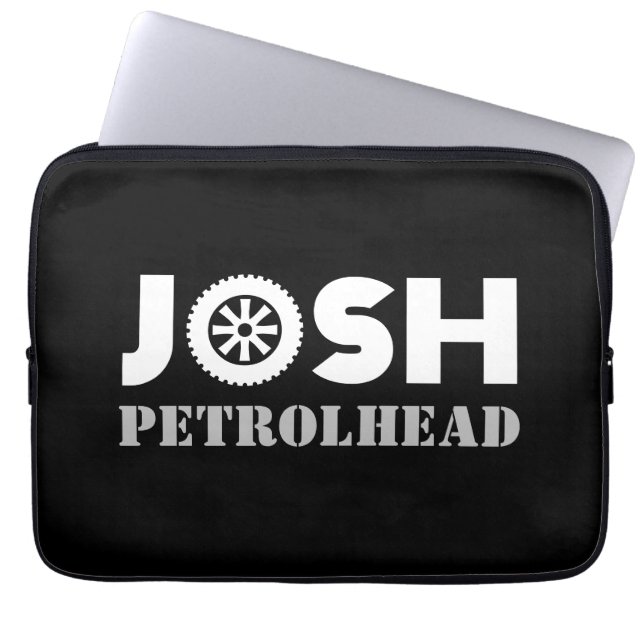 Josh Petrolhead Laptopschutzhülle (Vorderseite)