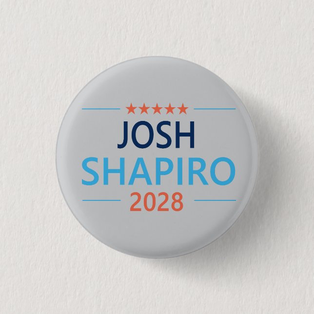 Josh Shapiro 2028 Button (Vorderseite)