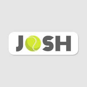 Josh Tennis Namensschild