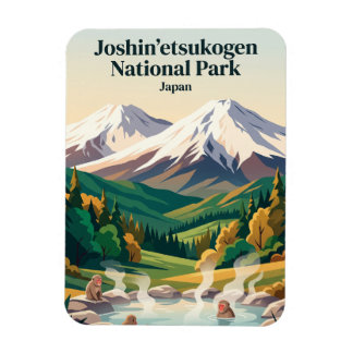 Joshin'etsukogen-Nationalpark Japan Magnet