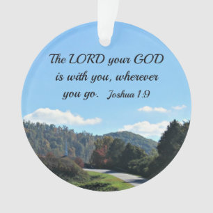 Joshua 1:9 Der Herr, euer Gott, ist bei euch Ornament
