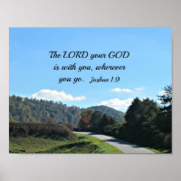 Joshua 1:9 Der Herr, euer Gott, ist bei euch