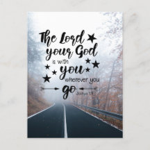 Joshua 1:9 Gott ist mit dir, wohin du auch gehst