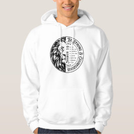 Joshua 1:9 Lion Edition Hoodie