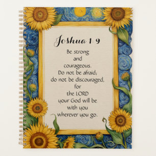 Joshua 1:9 NIV Art de verset biblique