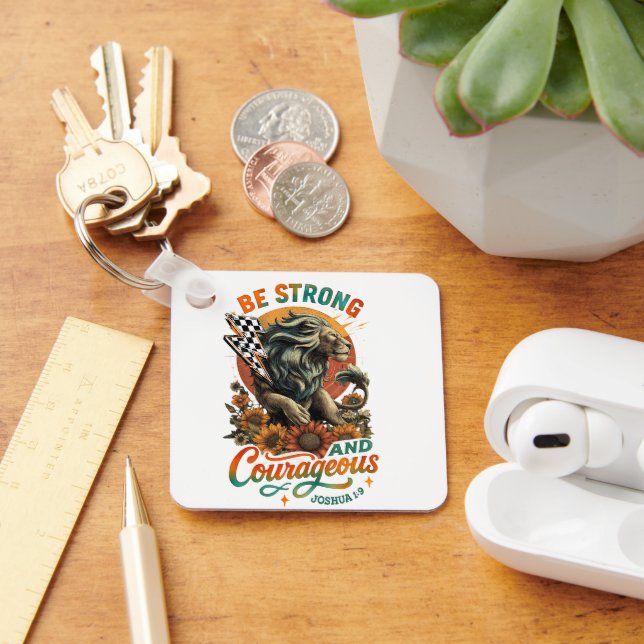 Joshua 1:9 schlüsselanhänger (Schreibtisch)