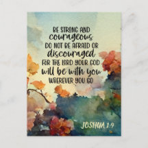 Joshua 1:9 Sei stark und mutig