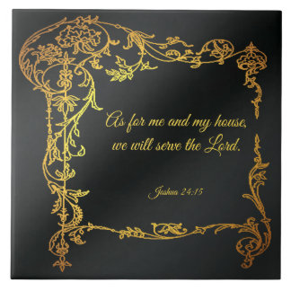 Joshua 24:15 carreaux céramiques