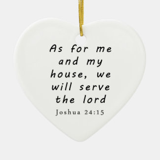 Joshua-24:15 Keramikornament