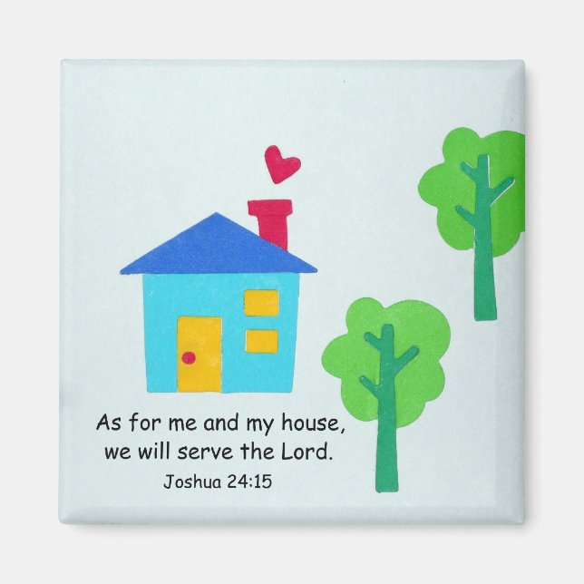Joshua 24:15 magnet (Vorne)