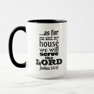 Joshua 24:15 Tasse zum Vater