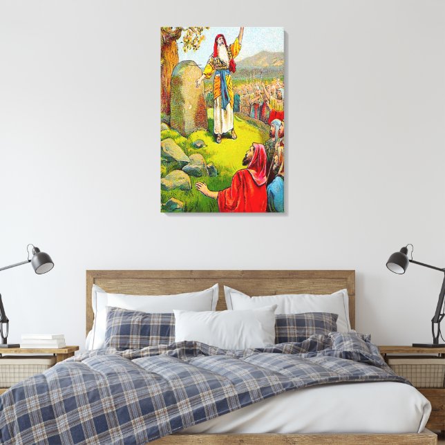 Joshua 24:1-15 La toile d'adieu de Joshua (Insitu(Chambre))